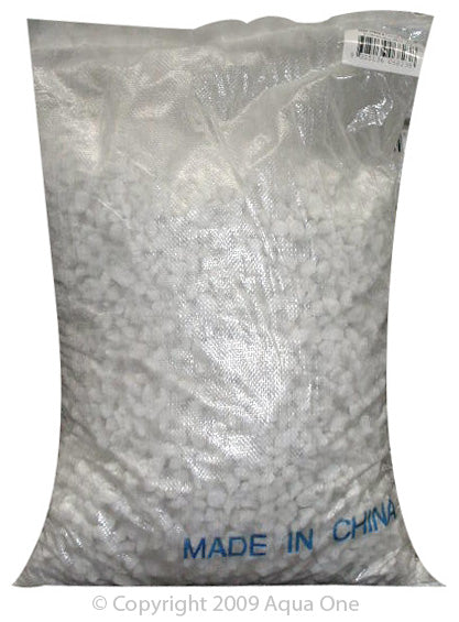 Aqua One Ceramic Substrate 8-12mm Colour White 10kg/bag